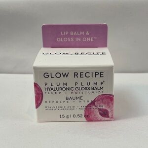 Glow Recipe Hydrating Plum Plump Hyaluronic Gloss Balm w/Kakadu Plum - Soft Pink